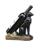 Porte Bouteille Sekhmet en métal décoratif